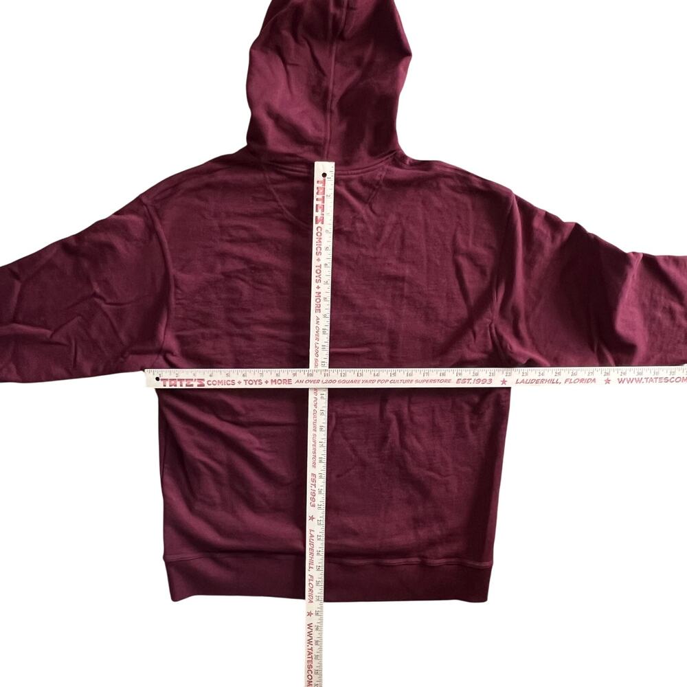 Champion Reverse Weave Hoodie Burgundy Men’s Large Pullover - Picture 10 of 12